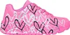 A single pink sneaker with a heart pattern. Produktbild-Vorschau