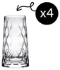 Pasabahce Leafy Longdrinkgläser – 4er Set, 450 ml Produktbild-Vorschau 2