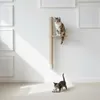 96 cm hoge wandkrabpaal voor katten met 1 plateau - Sisal Productafbeelding-voorbeeld 5