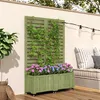 Merax Pflanzkübel mit Spalier und Rollen, Blumenkasten aus Produktbild-Vorschau 4
