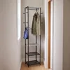 Relaxdays Garderobenständer, 4 Ablagen & 8 Haken HBT: Produktbild-Vorschau 6