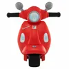 A front view of a red toy Vespa scooter. Náhľad obrázku produktu