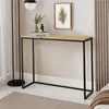 Furneo | Konsolentisch - Wotan Eiche / Schwarz - 80 cm - Produktbild-Vorschau 2