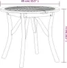 vidaXL Gartentisch Ø 85 cm Massivholz Akazie Produktbild-Vorschau 6