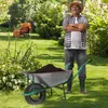 Roue de brouette Relaxdays, 4.80 4.00-8, pneumatique, Voir les images du produit 3