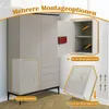 JOIEYOU Veiligheidsslot, inbouwkast met dubbelbaardslot, Productafbeelding-voorbeeld 3