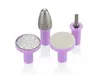 A set of four nail drill bits with purple handles, arranged on a white background. Produktbild-Vorschau
