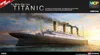 The image is a box for a model ship kit of the Titanic. Produktbild-Vorschau