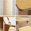 PawHut Kratzbaum Katzenbaum für Katzen Kletterbaum aus Holz Produktbild-Vorschau 7