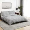 vidaXL Ložní souprava Grey 200x200 cm Bavlna Náhled obrázku produktu 2
