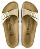 Birkenstock Madrid Damen-Pantoletten in Gold – weite Produktbild-Vorschau 2