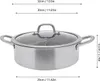 Shabu Shabu Hot Pot - Geteilter Topf - 32 cm - 304 Produktbild-Vorschau 2