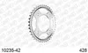 AFAM Kettenrad 10235-42 Hinten Stahl Produktbild-Vorschau 2