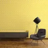 Vliestapete Zickzack Chevron Wohnzimmer 2x2,5 Weiß-Gelb Produktbild-Vorschau 3