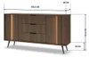 Sideboard Kommode LUPO 153 cm Eiche Dunin 3 Schubladen 2 Produktbild-Vorschau 4