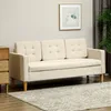 HOMCOM 3 Sitzer Sofa, Couch mit Stauraum, Holzbeine, Produktbild-Vorschau 2