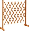 vidaXL Zahradní zábradlí Orange 120x90 cm Masivní jedlové Náhled obrázku produktu 1