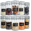 Creative Home 10 x Hoge Glazen Pot Set 0,5 Liter, 10 x 500 Productafbeelding-voorbeeld 1