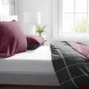 Renforce Bettwäsche Set 200x200 cm in Bordeaux Anthrazit Produktbild-Vorschau 3