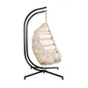 HOME DELUXE Hängesessel LOMA – Faltbar, 2 Sitzer in Beige | Produktbild-Vorschau 3