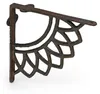 Supporti per mensole Relaxdays, set da 2, ghisa, motivo Anteprima dell’immagine prodotto 7