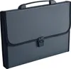 Fächertasche DIN A4 12Fächer Polypropylen schwarz Produktbild-Vorschau 2