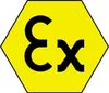 A yellow hexagonal symbol with black text 'Ex'. Náhľad obrázku produktu