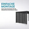 MIRADOR 80/88 Lamellenwand 0,93 m 3er Set Aluminium Produktbild-Vorschau 3