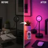Tischlampe, Tischleuchte mit 16 Farben und Fernbedienung, Schwarz - GlowSun (2) Produktbild-Vorschau