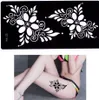 Henna Tattoo Schablone Airbrush Stencil Blume Produktbild-Vorschau 1