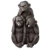 Statue en polyrésine de 3 singes représentant l'ouïe, la Voir les images du produit 4