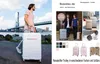 Große Hartschalenkoffer Trolley Weiß Rollenkoffer 73 cm Produktbild-Vorschau 3