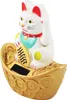Glückskatze - Maneki-neko - Winkekatze Solar - ovaler Produktbild-Vorschau 4