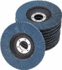 1x Fächerschleifscheiben 115mm flach Körnung 100 Blau Produktbild-Vorschau 1