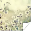 MuchoWow® Poster Blumen - Feld - Weiß 75x75 cm - Wand Produktbild-Vorschau 1