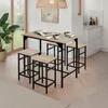 tectake® Bartisch-Set Edinburgh 5-teilig mit Produktbild-Vorschau 7