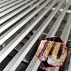 HEXAGON Grillrost - Solider Edelstahl 10mm - perfektes Branding - 46 x 30cm Produktbild-Vorschau