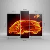 Bild auf Leinwand - Leinwandbild - Auto Feuer Illustration Produktbild-Vorschau 3