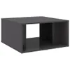 vidaXL Couchtische 4 Stk. Hochglanz-Grau 33x33x33 cm Produktbild-Vorschau 17