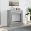 vidaXL Obostavba krbu šedá Sonoma 90x30x90 cm materiál na Náhľad obrázku produktu 3