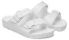 Birkenstock Arizona Damen-Pantoletten in Weiß – schmale Produktbild-Vorschau 2