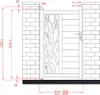 L.100 x H 164 cm anthrazit LABRIT II Aluminium Produktbild-Vorschau 3