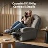 Poltrona relax elettrica ovale FLEXISPOT XR6 con coperta, Anteprima dell’immagine prodotto 5