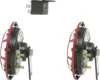 Two car horns and a relay are shown against a white background. Podgląd zdjęcia produktu