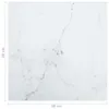 VidaXL 322255, Biały, Wewnętrzna, 600 mm, 600 mm Podgląd zdjęcia produktu 6