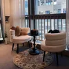 360Home Fauteuil Canapé Chaise Salon beige 0002 【AT-007】 Voir les images du produit 12