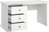 Calicosy - Scrivania 3 cassetti bianca L130 cm - SOFIA Anteprima dell’immagine prodotto 3