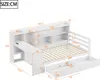 MODFU Lit Banquette Enfant 90x200 cm - Lit Bois Massif avec Voir les images du produit 4