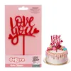 Tortendekoration Love You 5 x 13 x 20 cm Produktbild-Vorschau 4