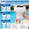 Solar Dosierschwimmer Pool, 3-in-1 Thermometer LED, 8 Produktbild-Vorschau 5